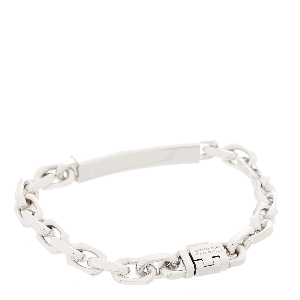 Sterling Silver 1837 Makers ID Chain Bracelet