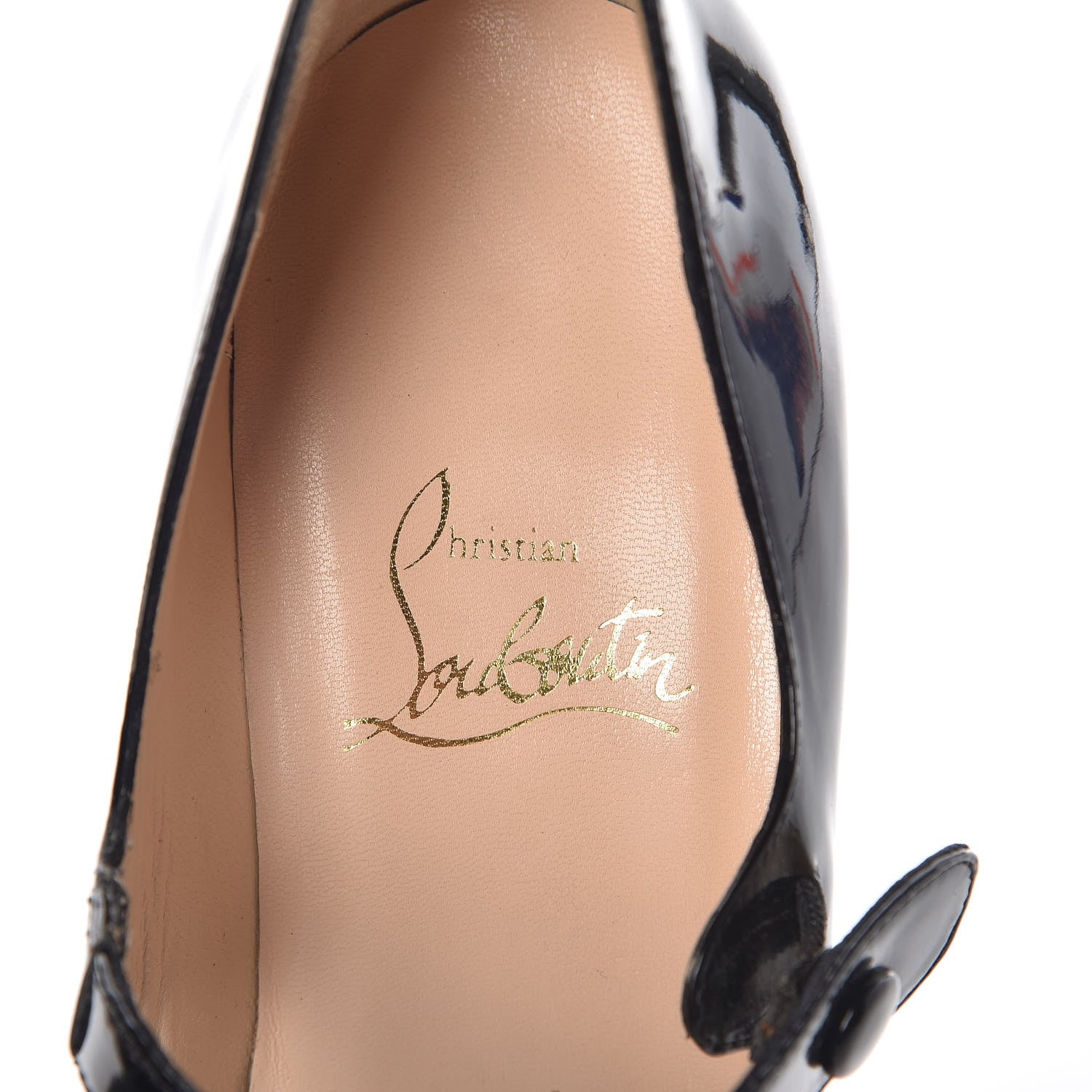 Christian Louboutin Patent 70 Mary Jane Pumps 39 Black 7 of 10