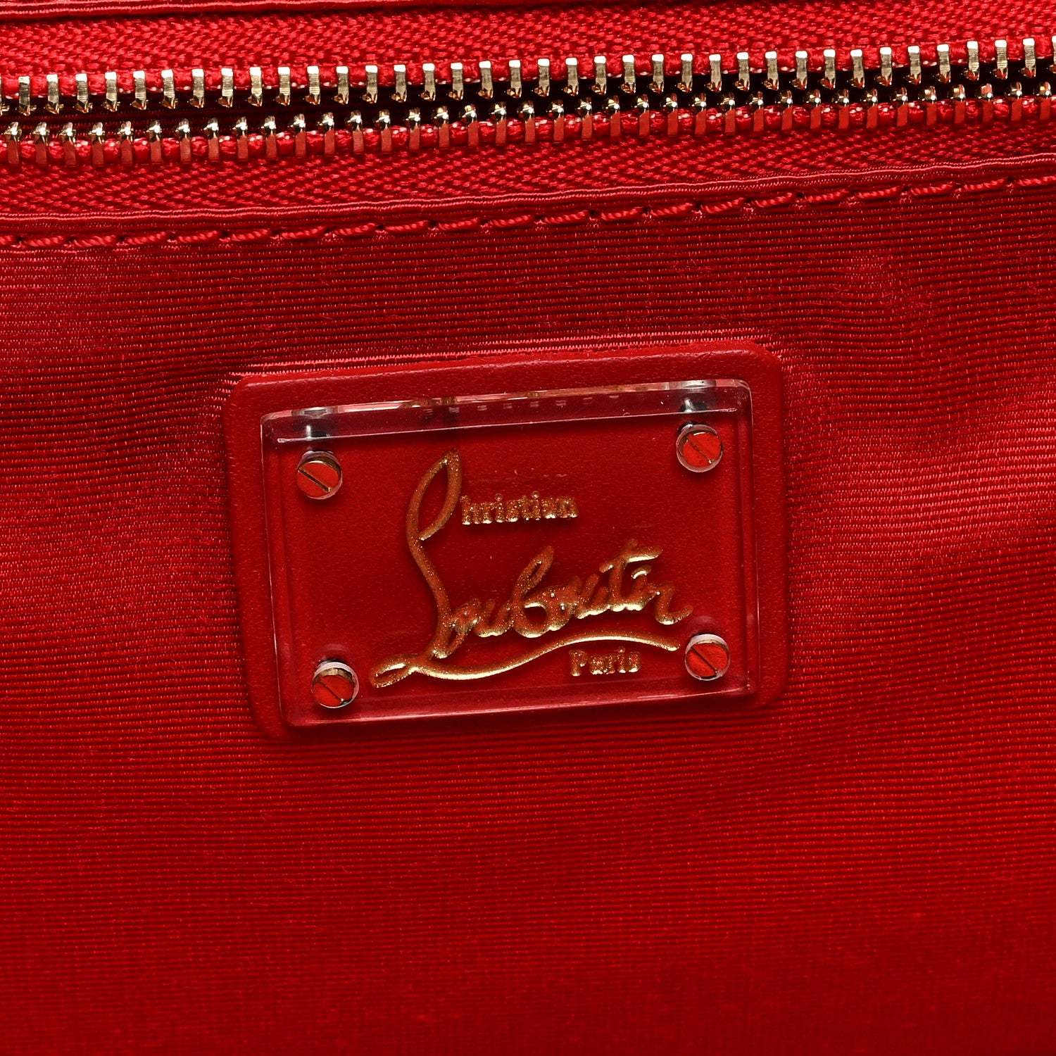Christian Louboutin Crinkled Nappa Loubi Lula Mini Frame Clutch Black 6 of 8