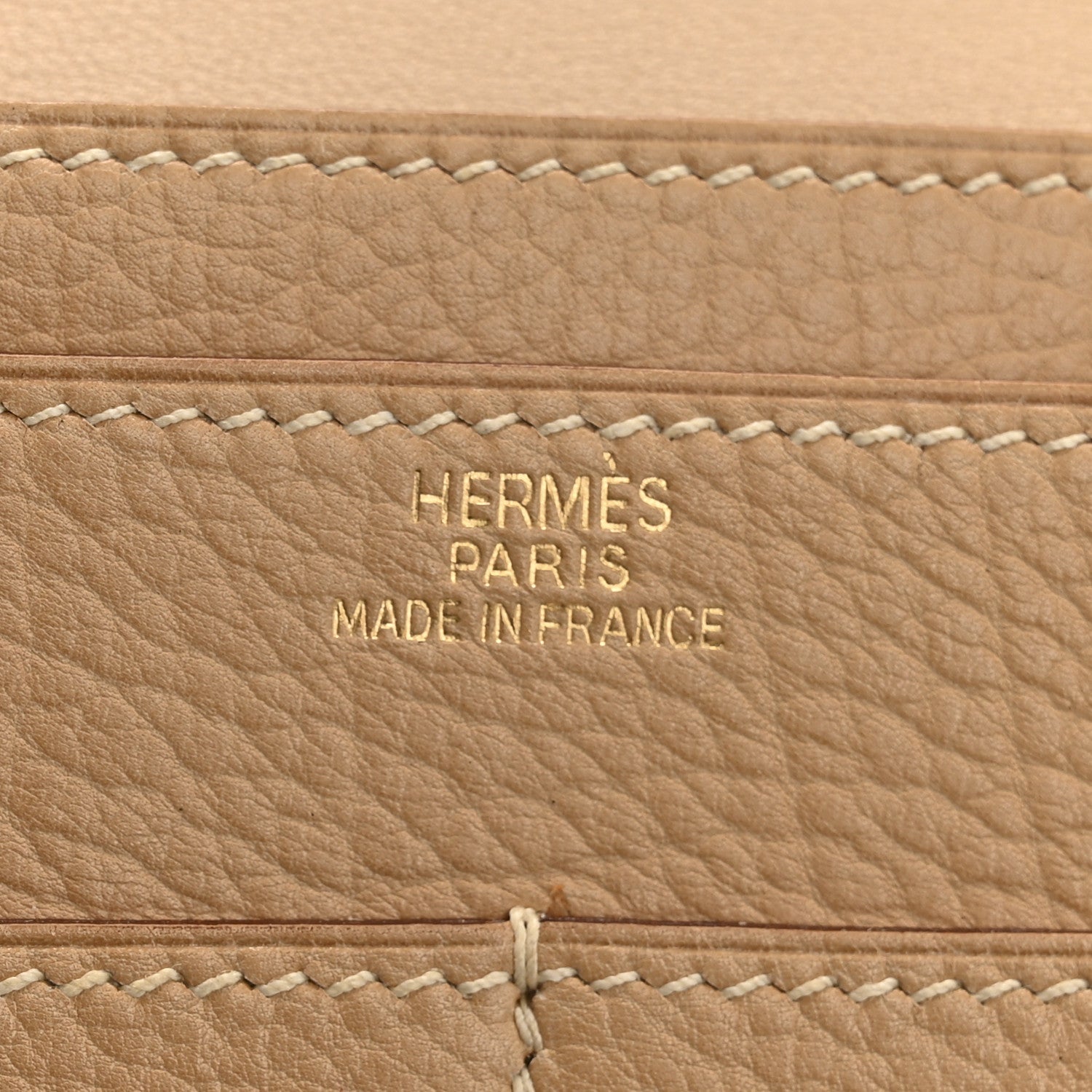 Hermes Togo Dogon Duo Wallet Sable 7 of 11