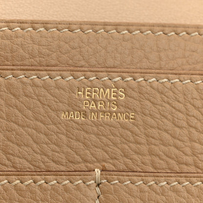 Hermes Togo Dogon Duo Wallet Sable 7 of 11