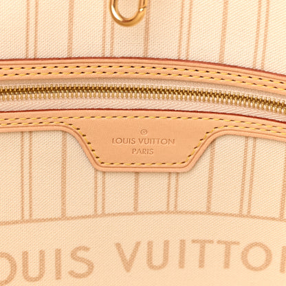 Louis Vuitton Damier Azur Neo Neverfull MM Rose Ballerine 7 of 11