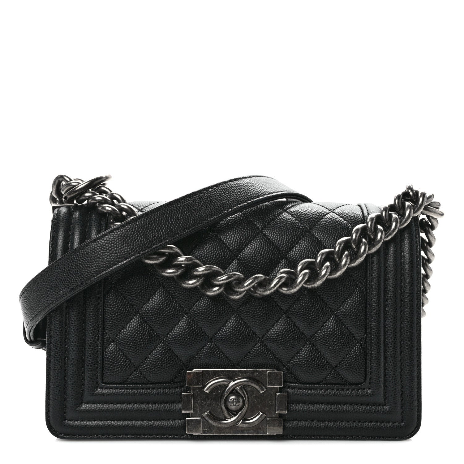 Chanel Caviar Quilted Small Boy Flap Black 1 of 12