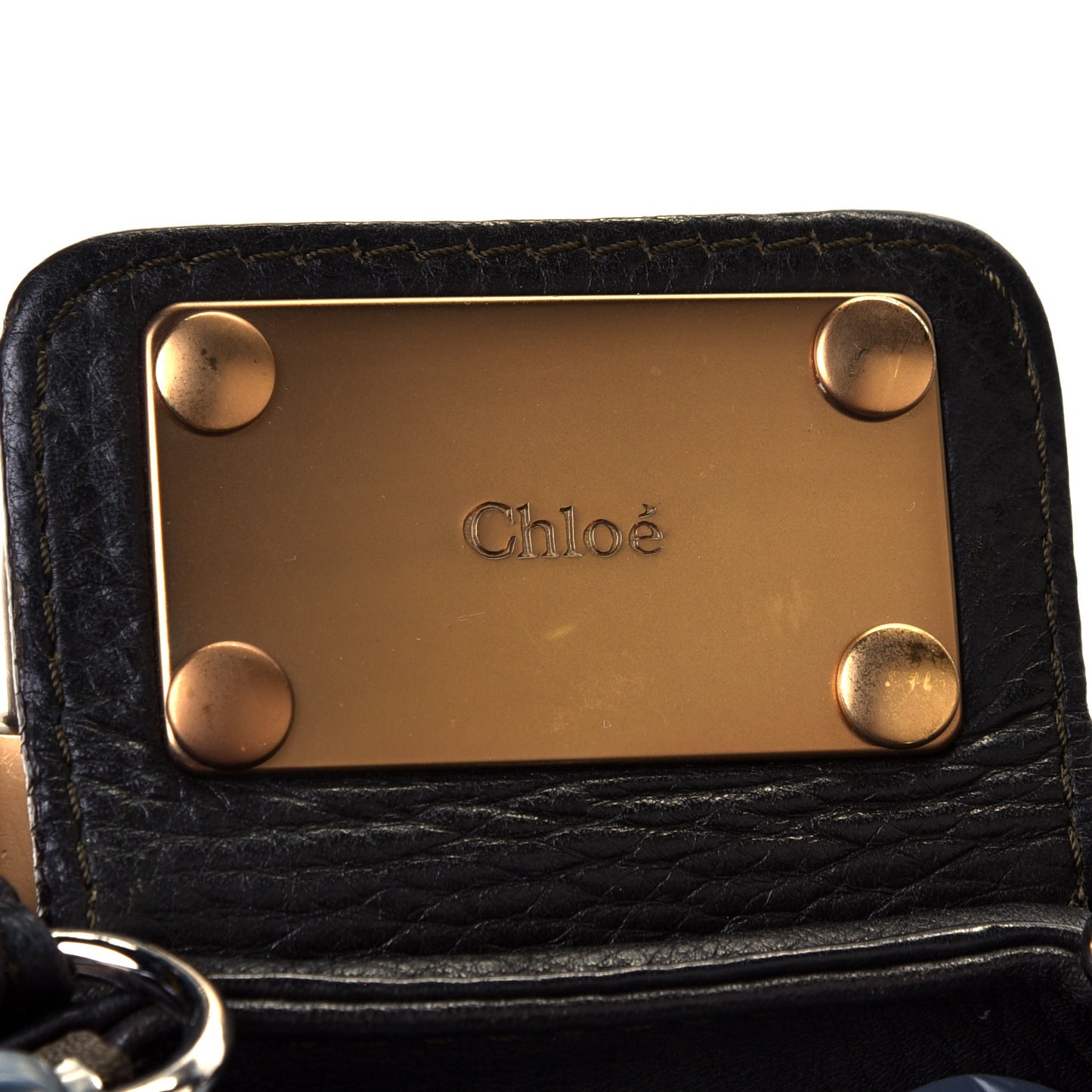 Calfskin Medium Paddington Satchel Black