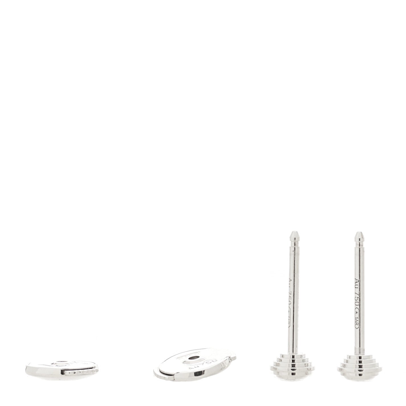 18K White Gold Diamond XS D'Amour Earrings
