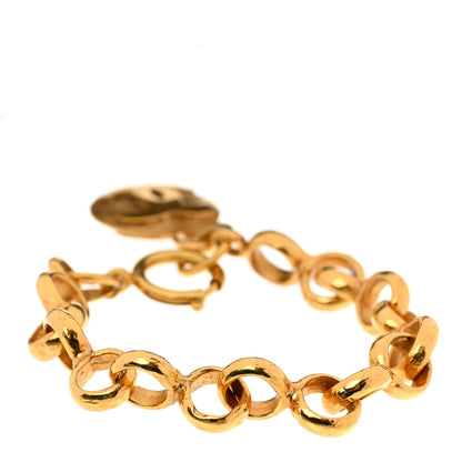 Chanel Medallion CC Charm Bracelet Gold 3 of 4