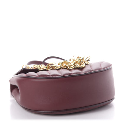 Chloe Calfskin Quilted Mini Drew Bijou Shoulder Bag Plum Purple 4 of 9