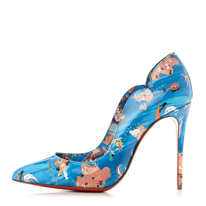 Christian Louboutin Patent Odissey Hot Chick 100 Pumps 36.5 Multicolor 1 of 8