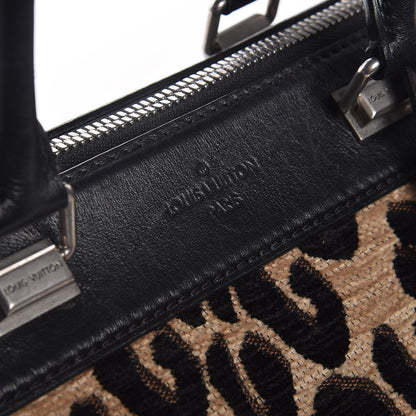 Louis Vuitton Jacquard Velvet Leopard Print Stephen Sprouse Speedy 9 of 11