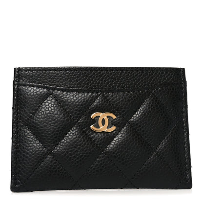 Chanel Caviar Quilted Card Holder Black 1 of 9