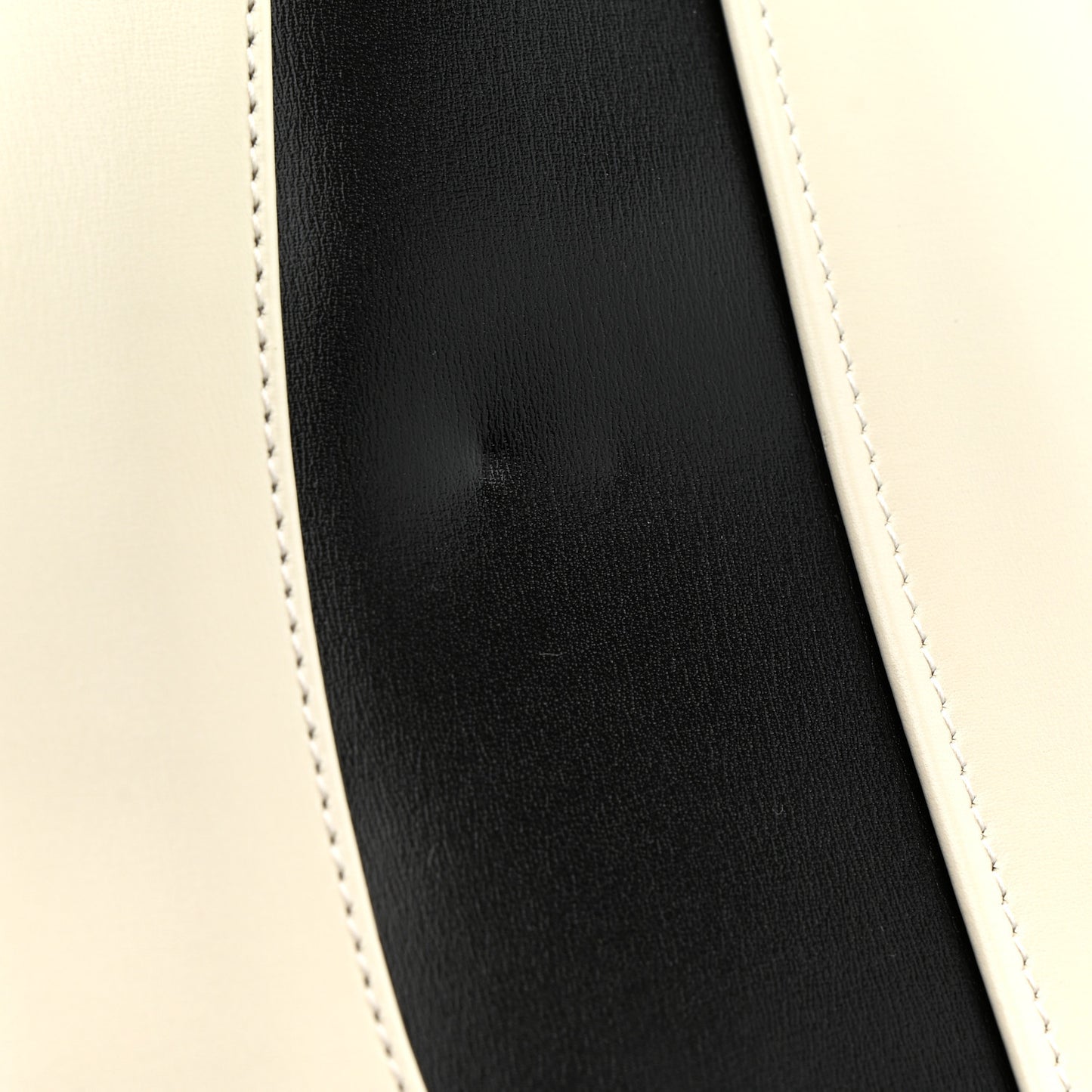 Boarded Dyana Lux Calfskin Striped Medium Jackie 1961 Hobo Black White