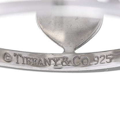 Tiffany Sterling Silver Heart Stencil Band Ring 53 6.5 4 of 4