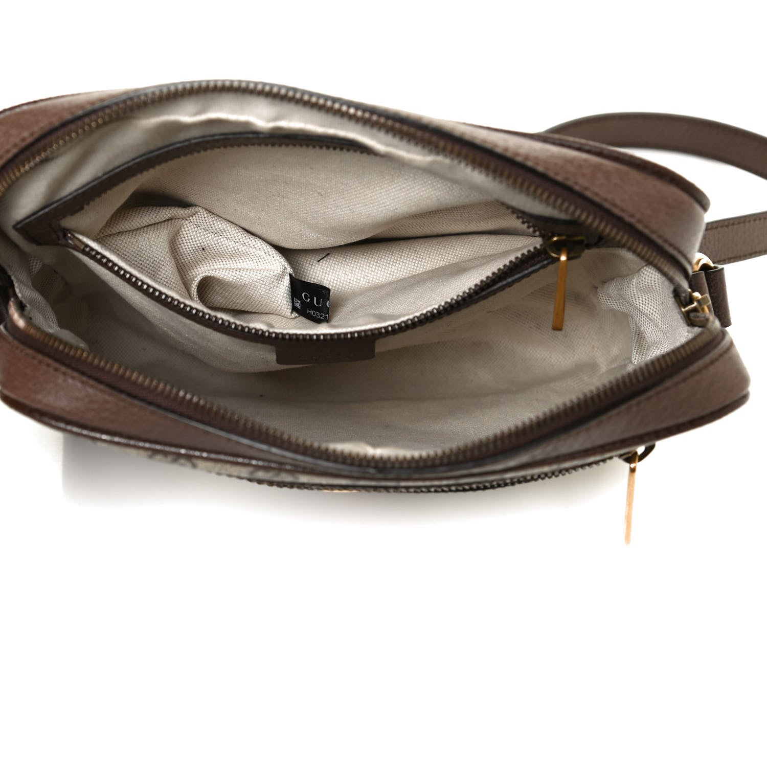Gucci GG Supreme Monogram Web Small Ophidia Messenger Bag Brown 5 of 11