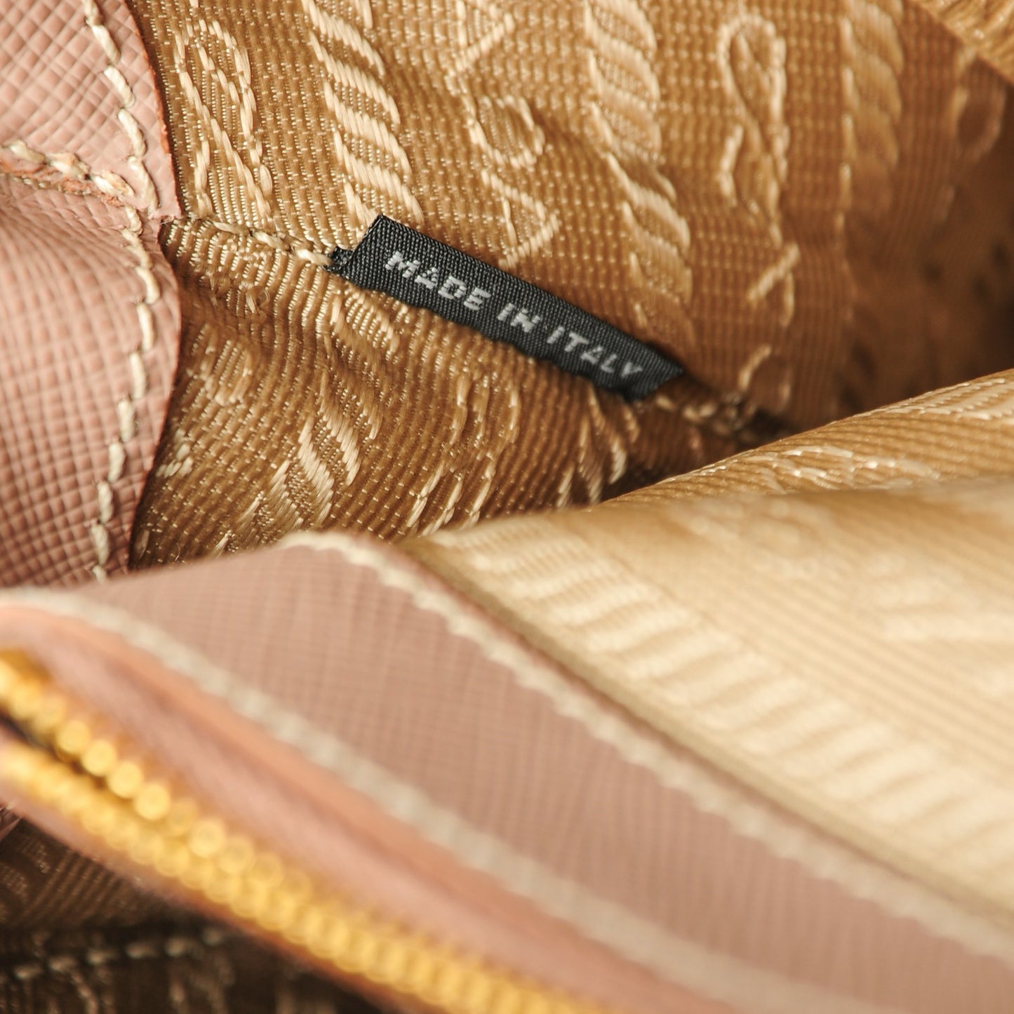 Saffiano Lux Mini Promenade Tote Cammeo