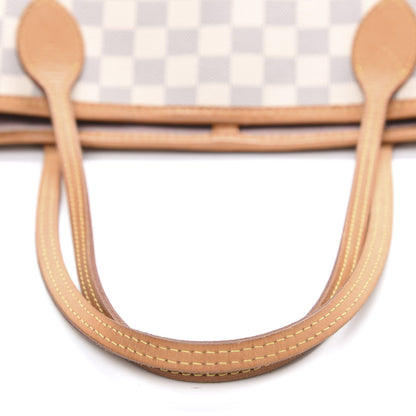 Louis Vuitton Damier Azur Neo Neverfull MM Rose Ballerine 8 of 15