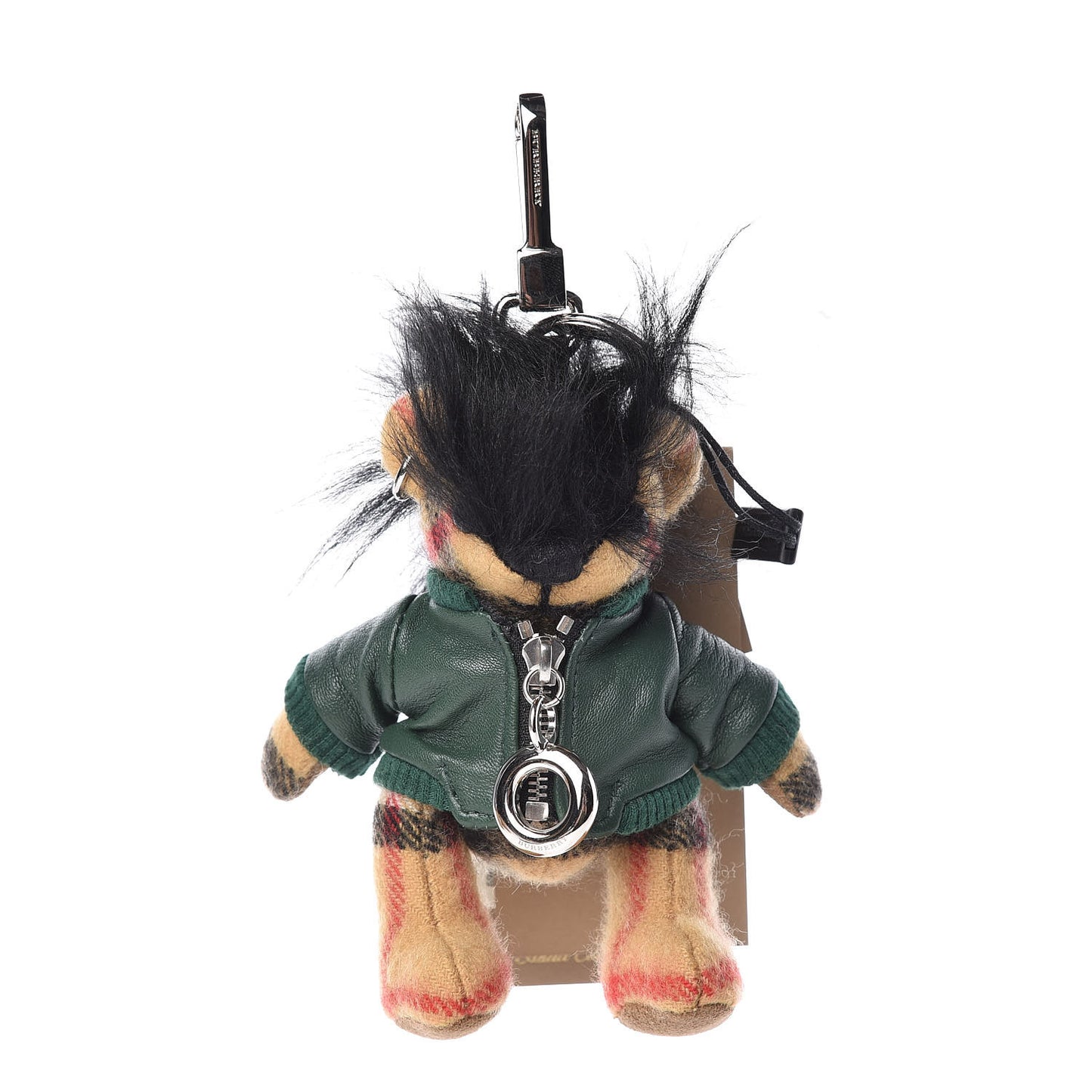 Cashmere Thomas Biker Teddy Bear Keychain Charm Antique Yellow