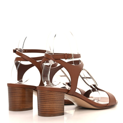 Hermes Calfskin Miramar 50 Sandals 37 Gold 5 of 10