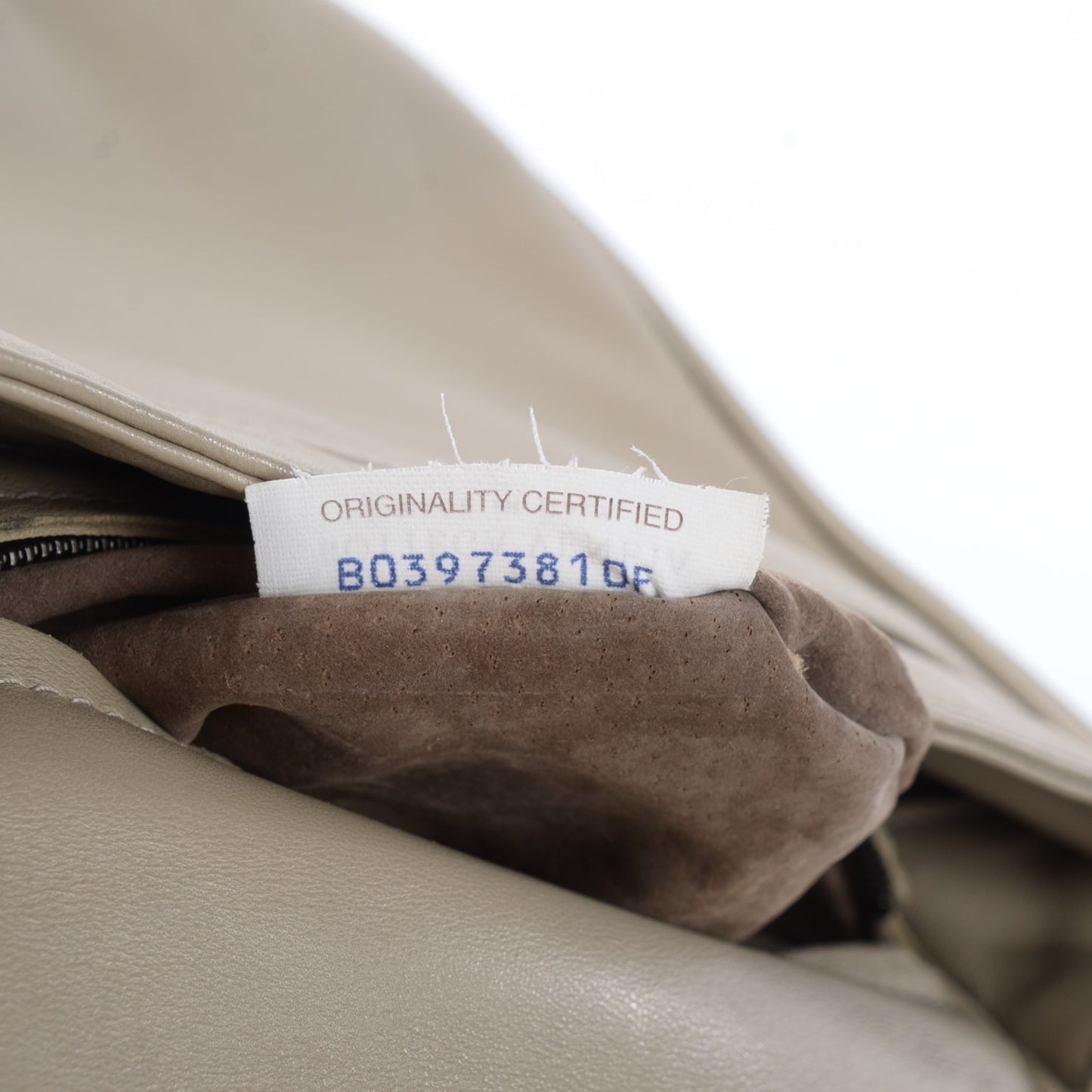 Nappa Intrecciato Messenger Bag Sand