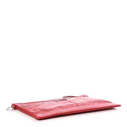 Balenciaga Agneau Arena Classic Hardware Medium Clip Rouge Tango 4 of 9