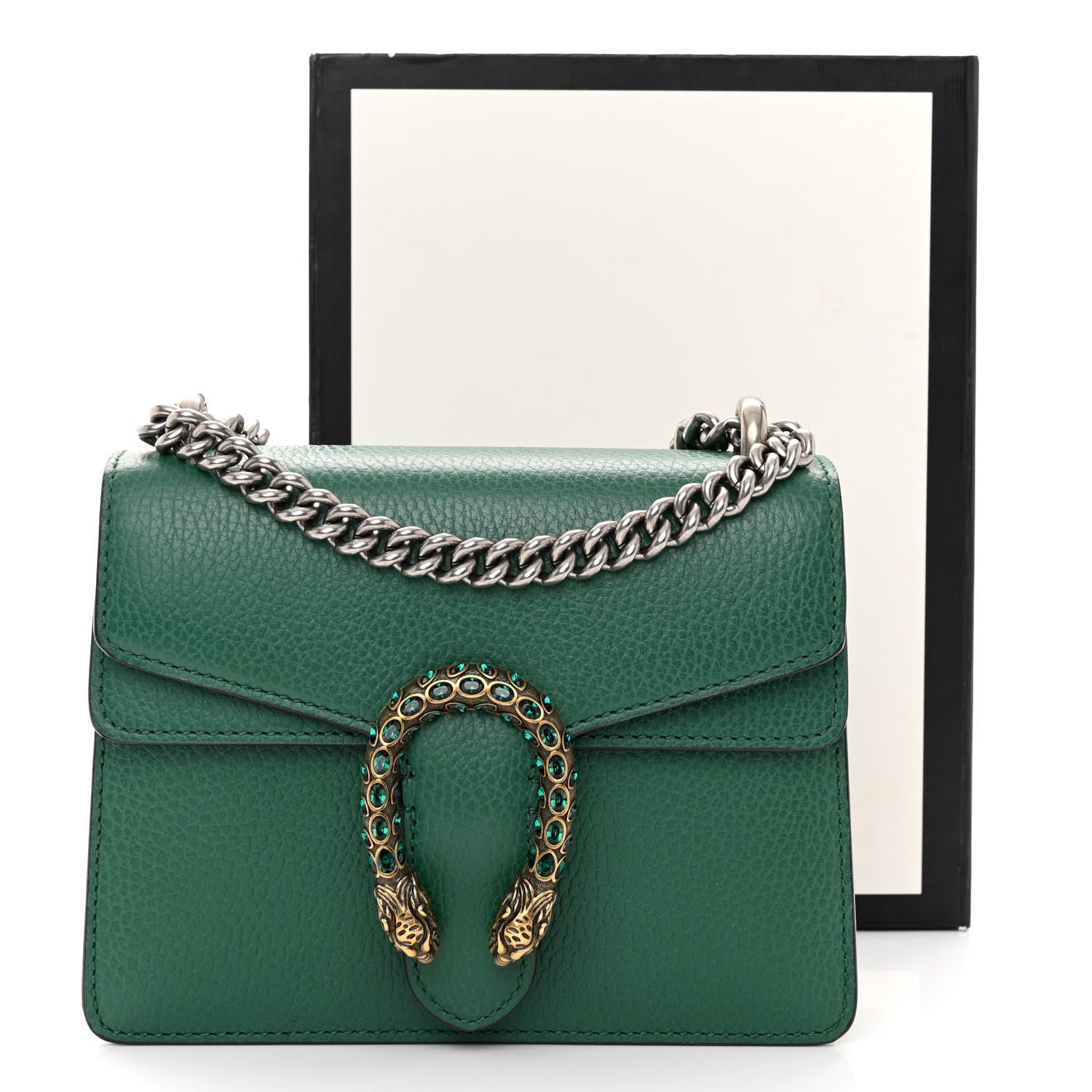Gucci Calfskin Mini Dionysus Shoulder Bag Emerald 11 of 11
