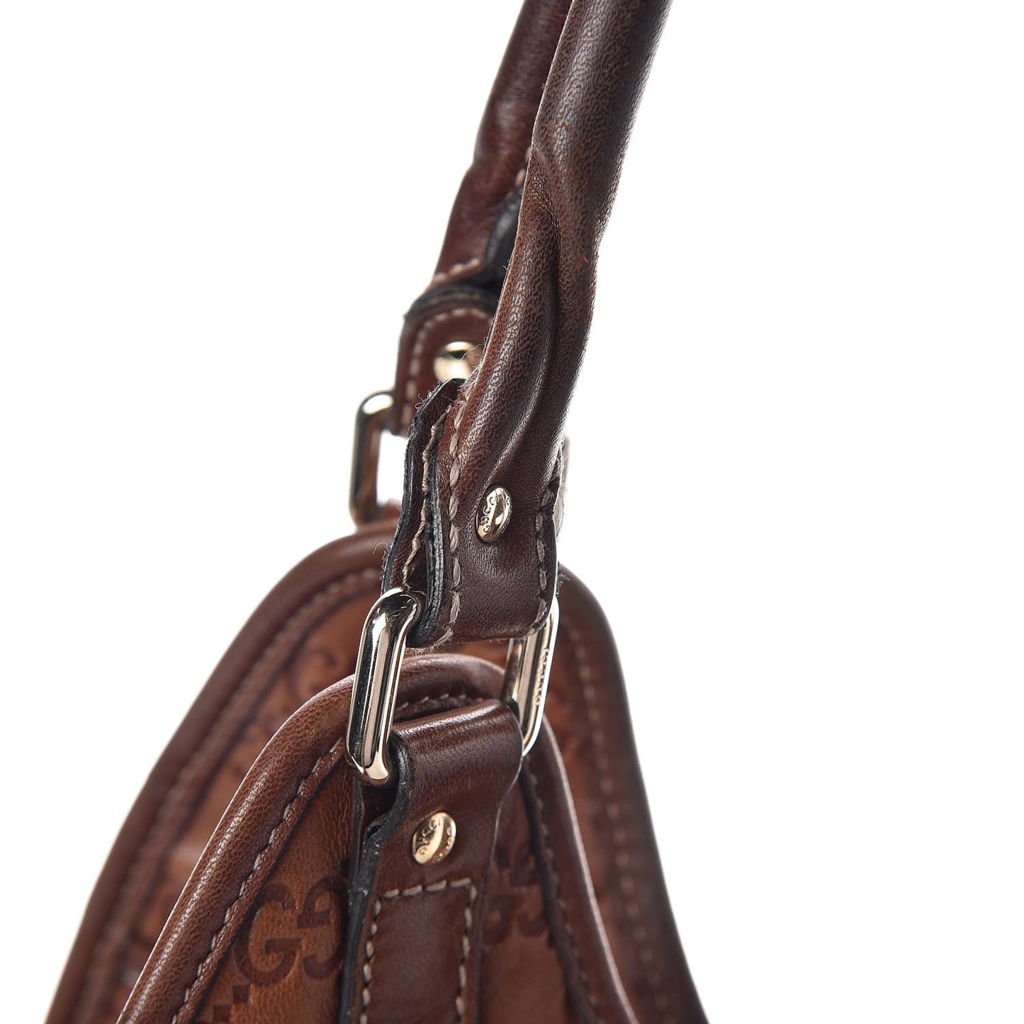 Guccissima Large Joy Shoulder Bag Brown
