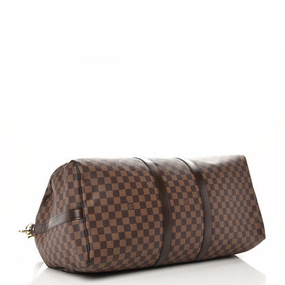 Louis Vuitton Damier Ebene Keepall Bandouliere 55 4 of 7