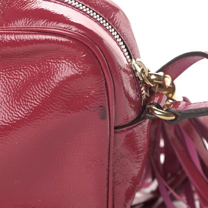 Gucci Soft Patent Small Soho Disco Bag Bright Bougainvillea 14 of 18