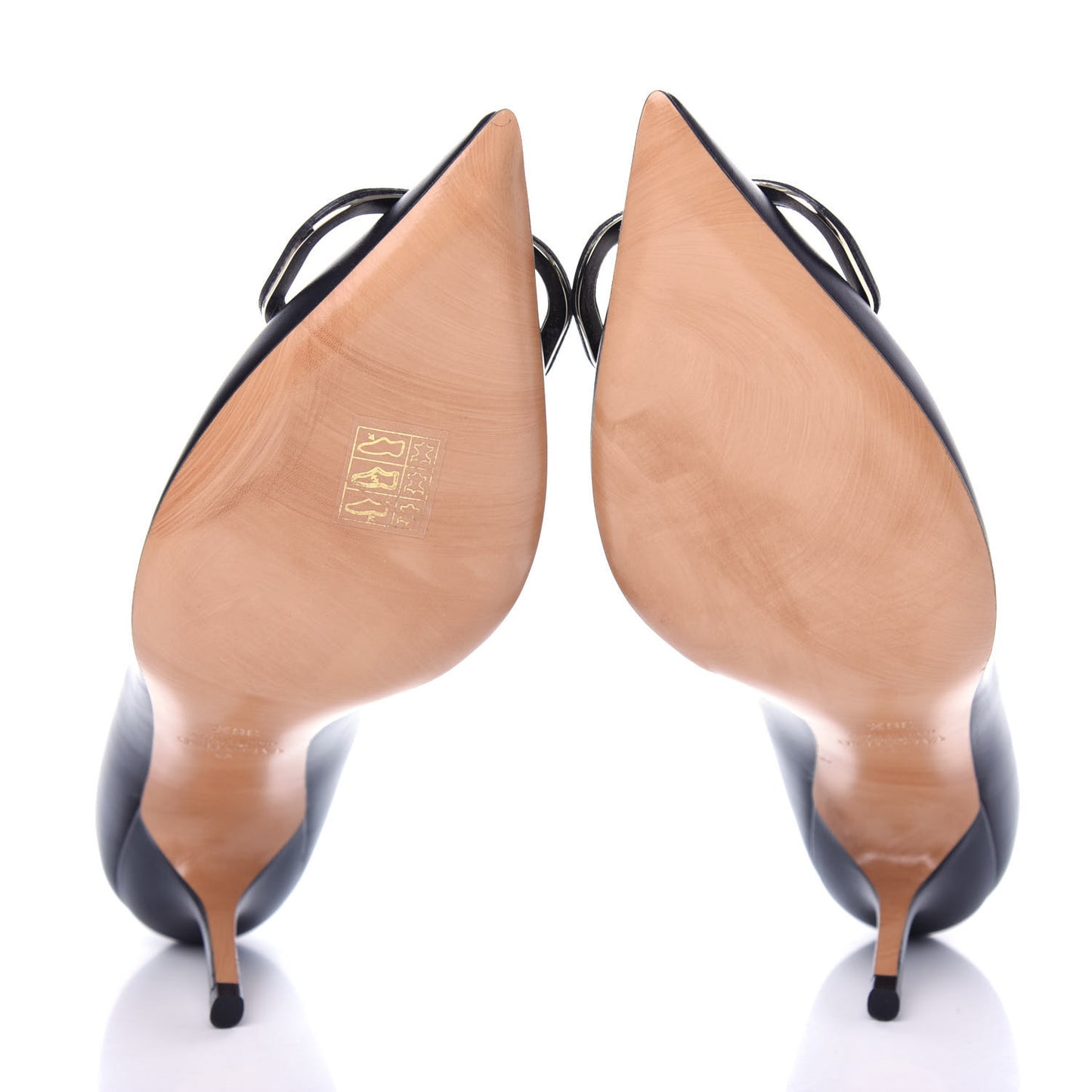 Calfskin Vlogo Signature 80mm Pumps 36.5 Black