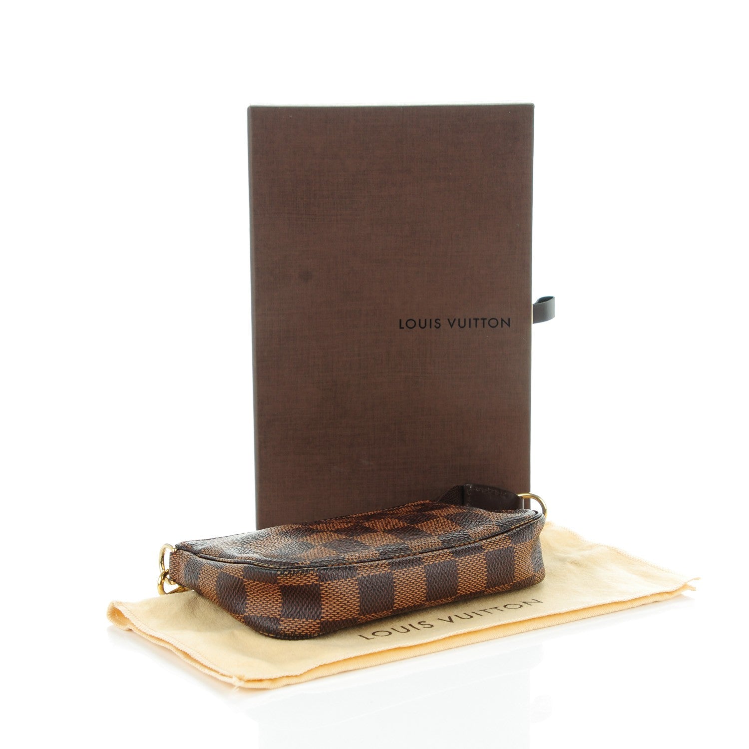 Louis Vuitton Damier Ebene Mini Pochette Accessories 4 of 6