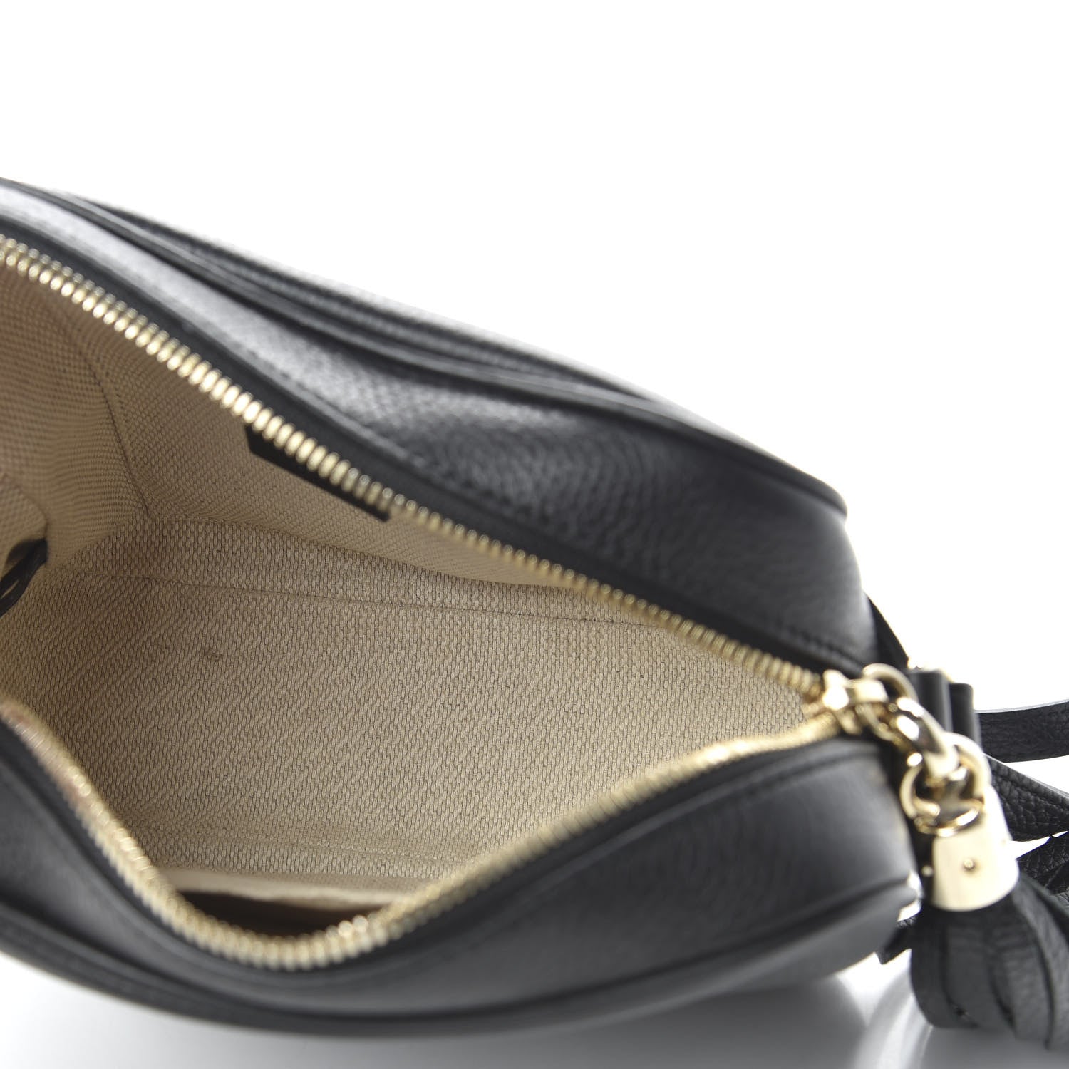 Gucci Pebbled Calfskin Small Soho Disco Bag Black 6 of 11