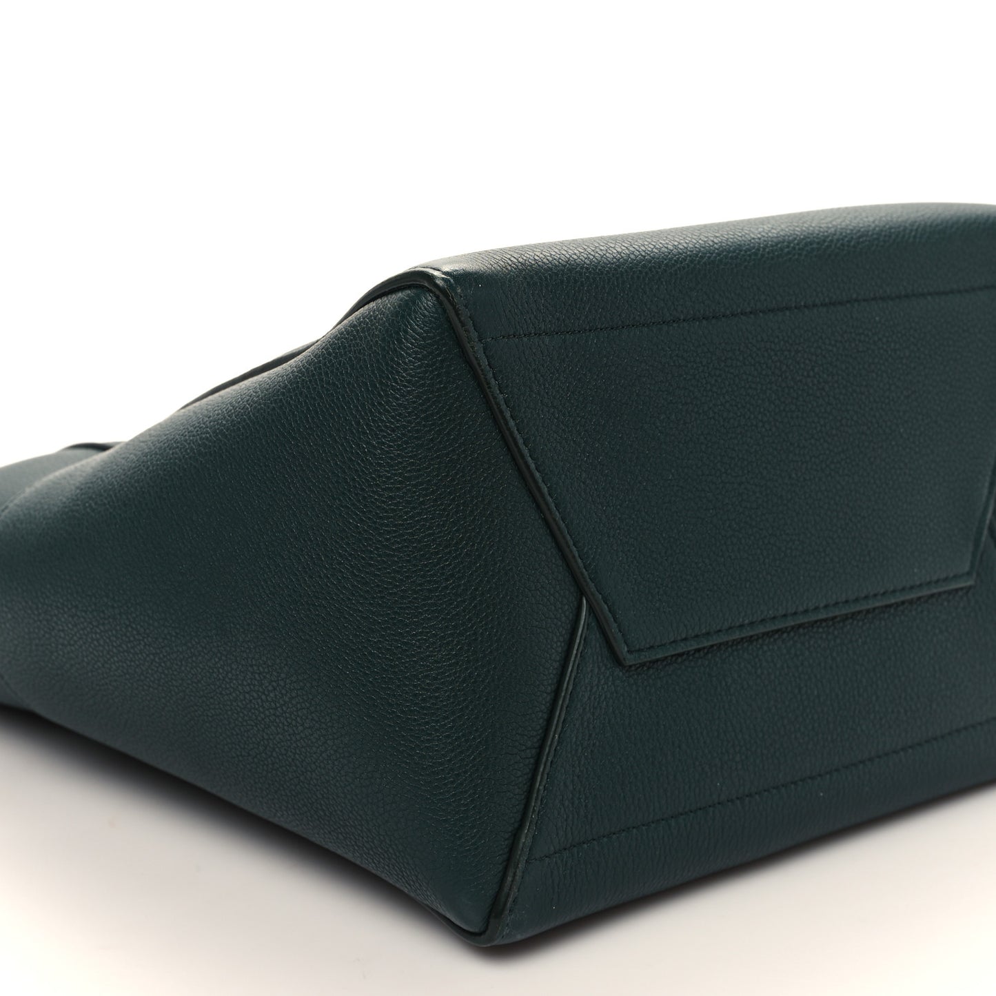 Soft Grained Calfskin Sangle Bucket Bag Amazone