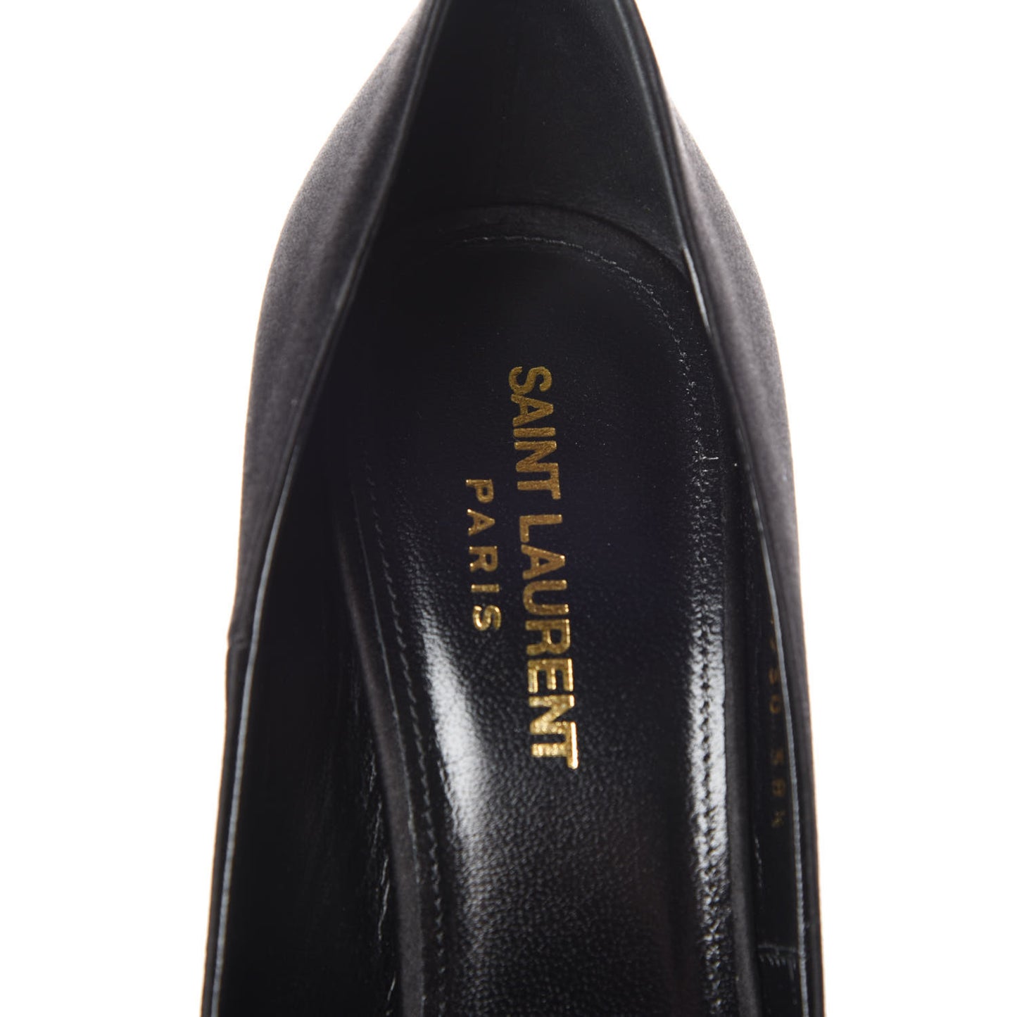 Satin Crystal Embellished Freja 105 Pumps 38.5 Black