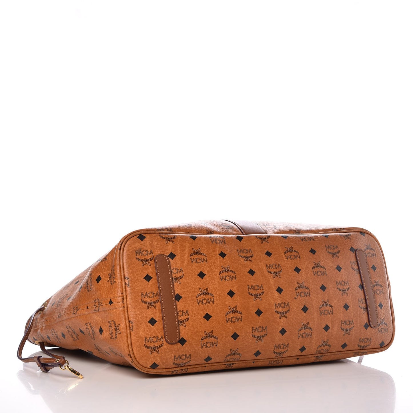 Visetos Large Liz Reversible Shopper Tote Cognac