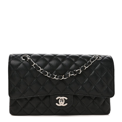 Chanel Caviar Quilted Medium Double Flap Black 1 of 10