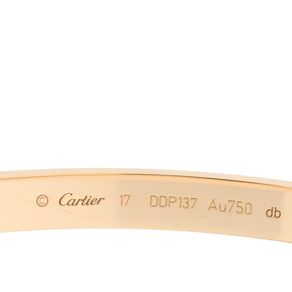 Cartier 18K Yellow Gold LOVE Bracelet 17 3 of 5