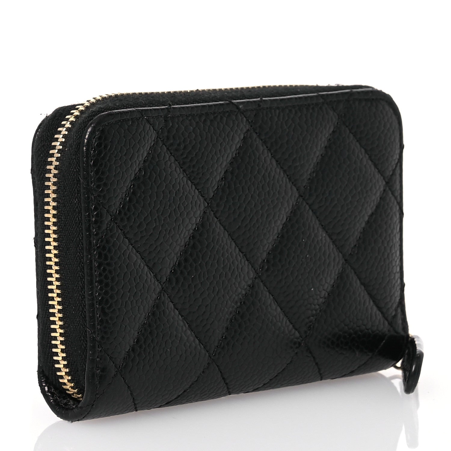 Chanel Caviar Quilted Classic Zipped Coin Purse Black 3 of 13