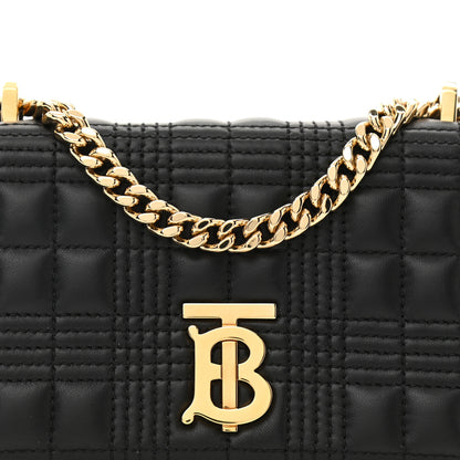 Burberry Grainy Calfskin Quilted Mini Lola Bag Black 8 of 8