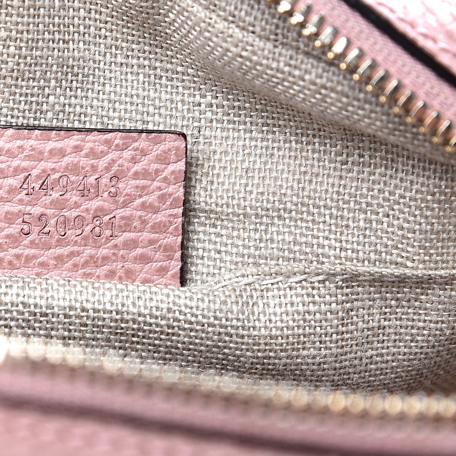 Gucci Monogram Mini Bree Messenger Bag Beige Soft Pink 6 of 9