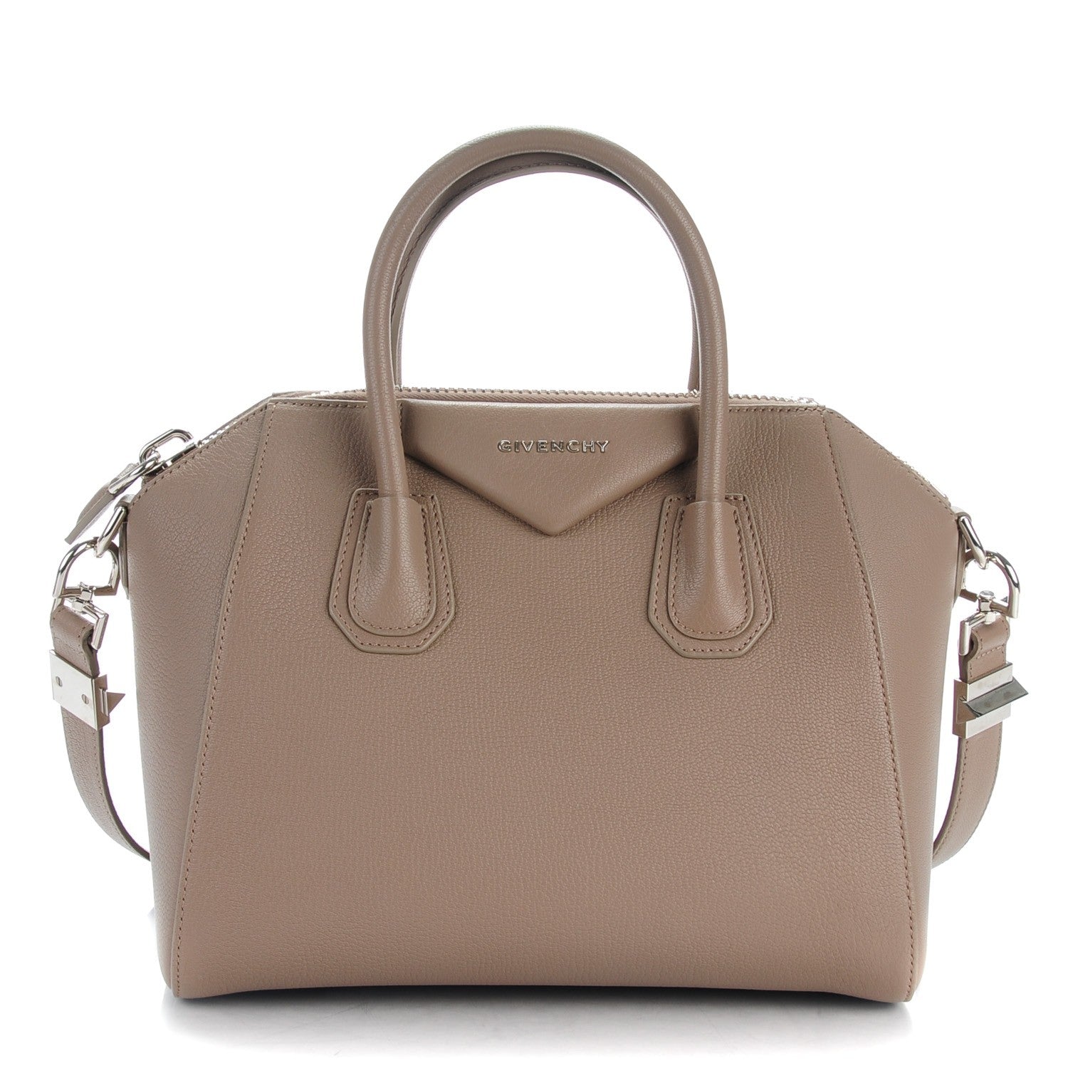 Givenchy Sugar Goatskin Small Antigona Dark Sand 1 of 7