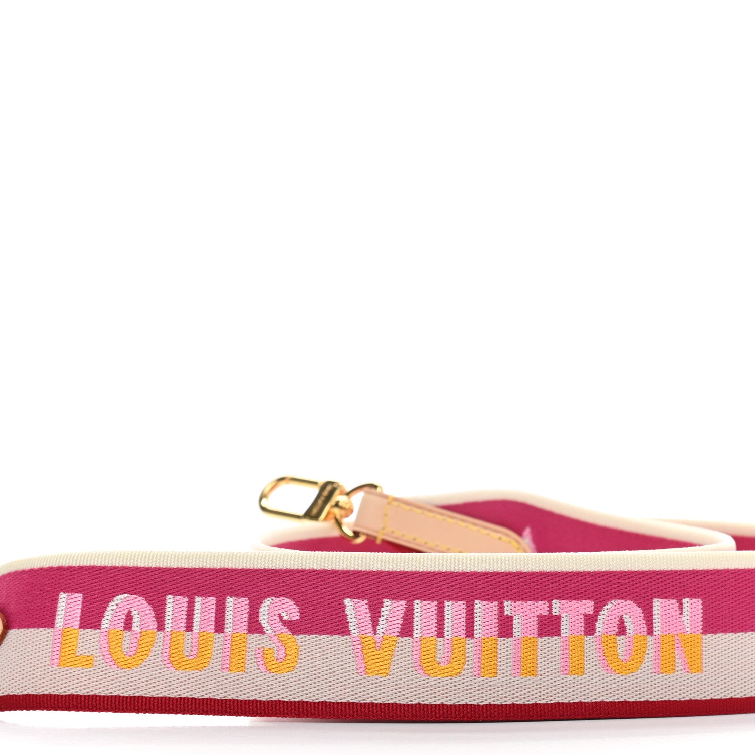 Louis Vuitton Jacquard Speedy Bandouliere 20 Shoulder Strap Fuchsia 3 of 4