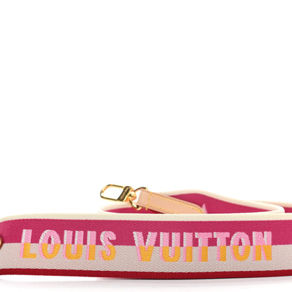 Louis Vuitton Jacquard Speedy Bandouliere 20 Shoulder Strap Fuchsia 3 of 4