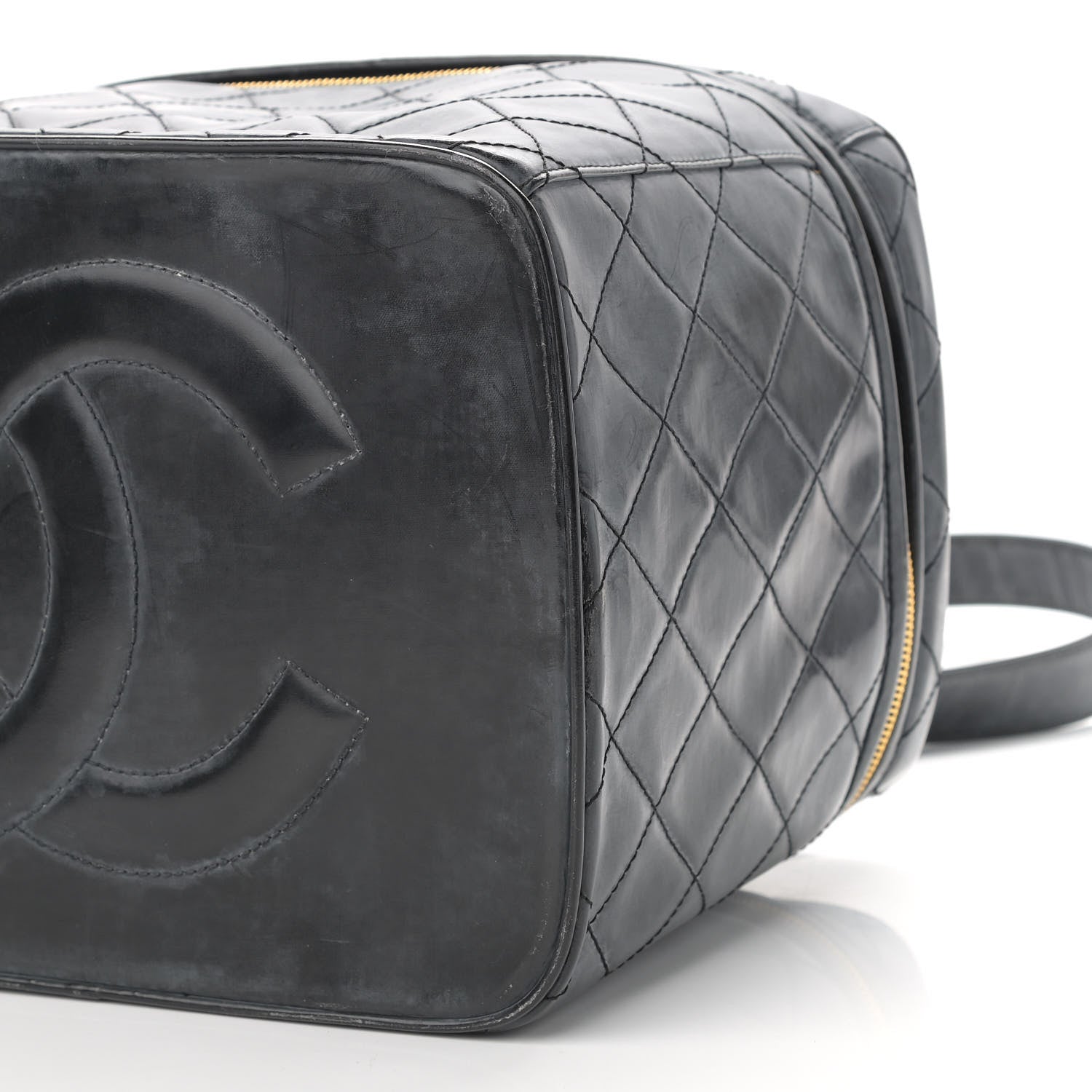 Chanel Lambskin Quilted Vanity Black 6 of 16