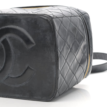 Chanel Lambskin Quilted Vanity Black 6 of 16
