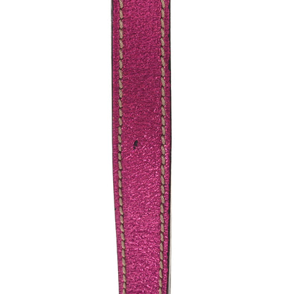 Gucci Metallic Calfskin Monogram Jolicoeur Charms Messenger Dark Pink 12 of 12