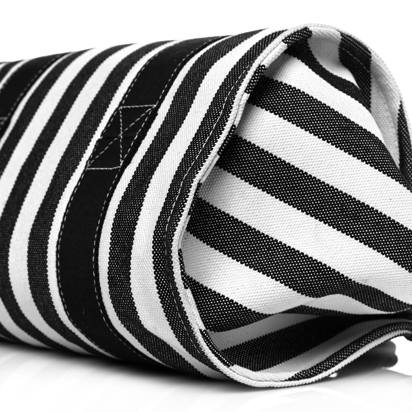 Canvas Striped Cannes Black White