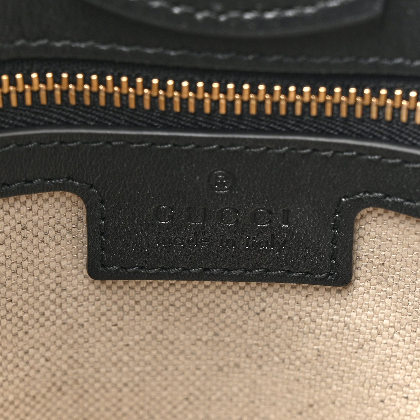 Calf Hair Calfskin Zebra Print Gucci 73 Mini Bucket Bag Black White