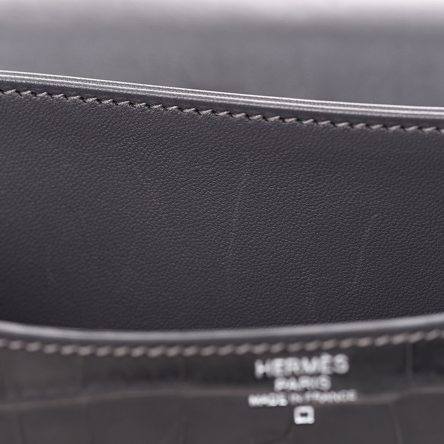 Hermes Matte Alligator Constance 24 Graphite 24 of 24