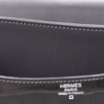 Hermes Matte Alligator Constance 24 Graphite 24 of 24