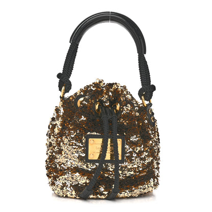 Louis Vuitton Sequin Mini Noe Rococo Gold 1 of 11
