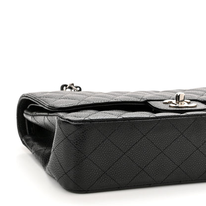 Chanel Caviar Quilted Medium Double Flap Black 9 of 13